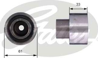 Gates T42055 - Vodeći valjak , zupčasti remen  www.molydon.hr