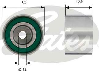 Gates T42156 - Vodeći valjak , zupčasti remen  www.molydon.hr
