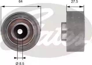 Gates T42157 - Vodeći valjak , zupčasti remen  www.molydon.hr