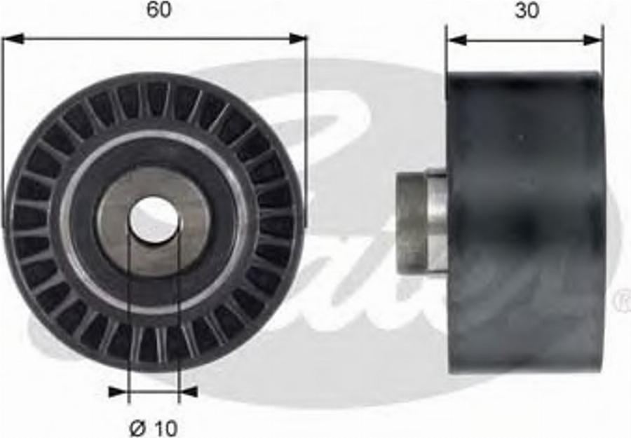 Gates T42161 - Vodeći valjak , zupčasti remen  www.molydon.hr