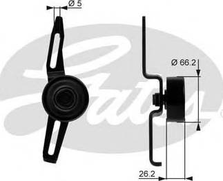 Gates T36066 - Vodeći valjak , klinasti rebrasti remen  www.molydon.hr