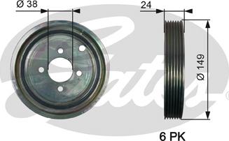 Gates TVD1099 - Remenica, radilica www.molydon.hr