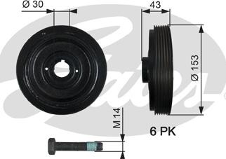 Gates TVD1005A - Remenica, radilica www.molydon.hr