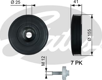 Gates TVD1017A - Remenica, radilica www.molydon.hr