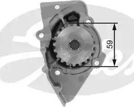 Gates Z80499 - Vodena pumpa www.molydon.hr