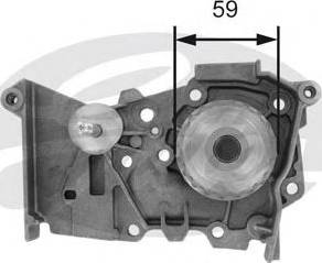 Gates Z80498 - Vodena pumpa www.molydon.hr