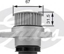 Gates Z80473 - Vodena pumpa www.molydon.hr