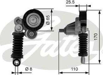 GATES-AU 38348 - Natezač remena, klinasti rebrasti remen  www.molydon.hr