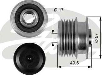 GATES-AU OAP7089 - Remenica, alternator www.molydon.hr