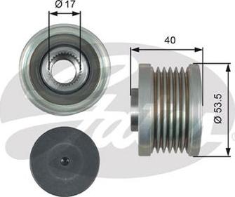 GATES-AU OAP7179 - Remenica, alternator www.molydon.hr