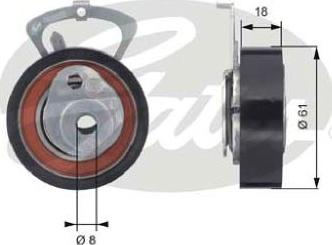 GATES-AU T43078 - Natezač, zupčasti remen  www.molydon.hr