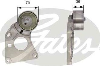 GATES-AU T43166 - Natezač remena, zupčasti remen  www.molydon.hr