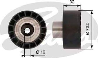 GATES-AU T42207 - Vodeći valjak , zupčasti remen  www.molydon.hr