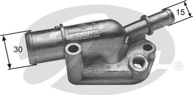 GATES-AU TH09282G1 - Termostat, rashladna tekućinu www.molydon.hr