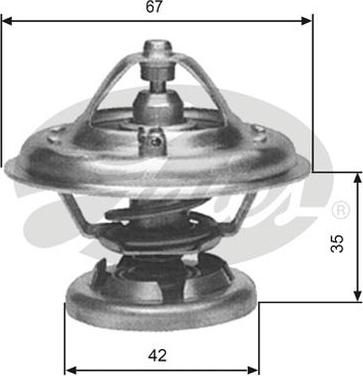 GATES-AU TH12680G1 - Termostat, rashladna tekućinu www.molydon.hr