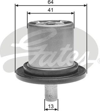 GATES-AU TH25882G1 - Termostat, rashladna tekućinu www.molydon.hr