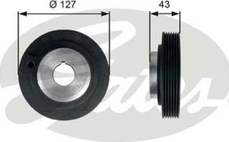 GATES-AU TVD1066 - Remenica, radilica www.molydon.hr