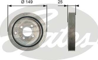 GATES-AU TVD1102 - Remenica, radilica www.molydon.hr