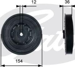 GATES-AU TVD1128 - Remenica, radilica www.molydon.hr