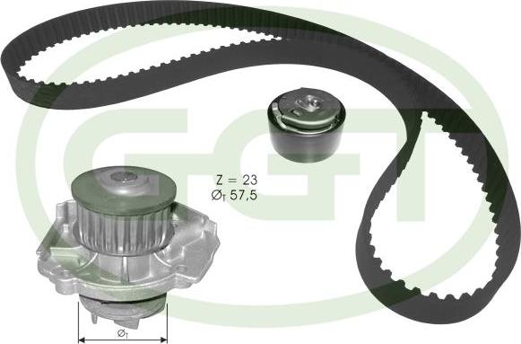 GGT KPA20119 - Vodena pumpa sa kompletom zupčastog remena www.molydon.hr