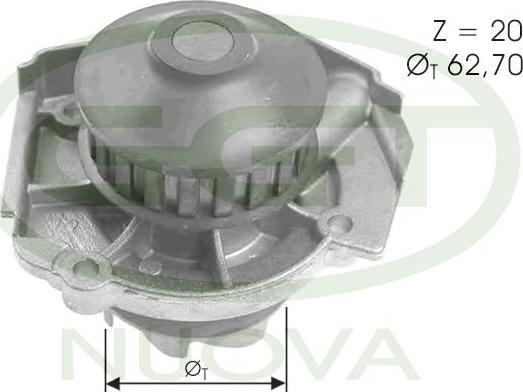 GGT PA10048 - Vodena pumpa www.molydon.hr