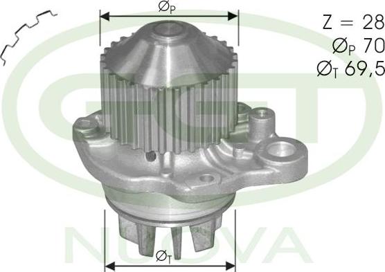 GGT PA11113 - Vodena pumpa www.molydon.hr