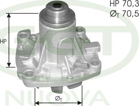 GGT PA12295 - Vodena pumpa www.molydon.hr