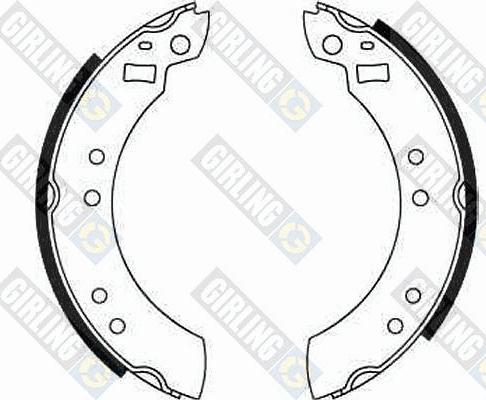 Girling 5161241 - Komplet kočnica, bubanj kočnice www.molydon.hr