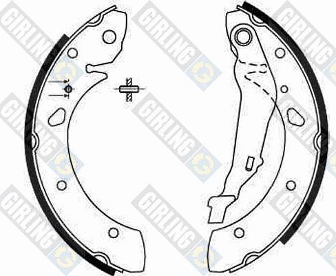 Girling 5186321 - Komplet kočnica, bubanj kočnice www.molydon.hr