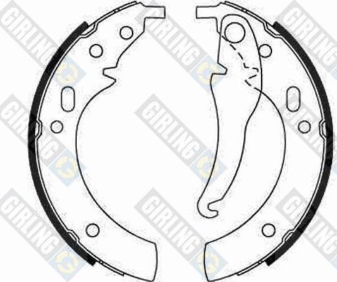 Girling 5180942 - Komplet kočnica, bubanj kočnice www.molydon.hr