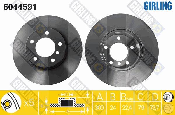 Girling 6044591 - Kočioni disk www.molydon.hr