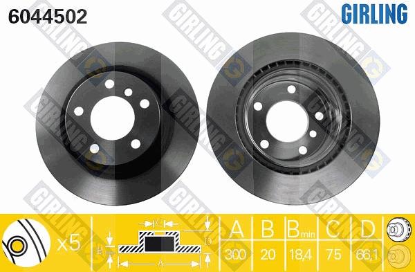 Girling 6044502 - Kočioni disk www.molydon.hr