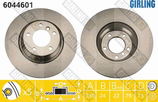 Girling 6044601 - Kočioni disk www.molydon.hr