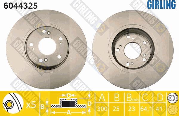 Girling 6044325 - Kočioni disk www.molydon.hr