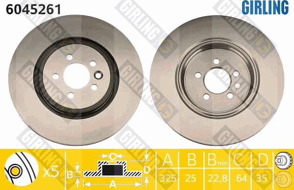 Girling 6045261 - Kočioni disk www.molydon.hr