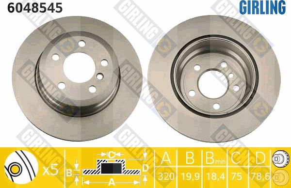 Girling 6048545 - Kočioni disk www.molydon.hr