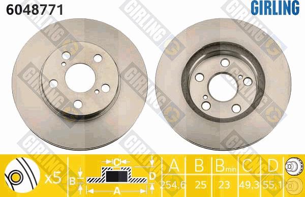 Girling 6048771 - Kočioni disk www.molydon.hr