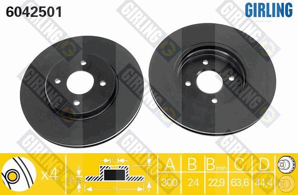 Girling 6042501 - Kočioni disk www.molydon.hr