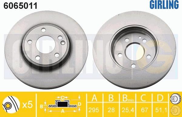 Girling 6065011 - Kočioni disk www.molydon.hr