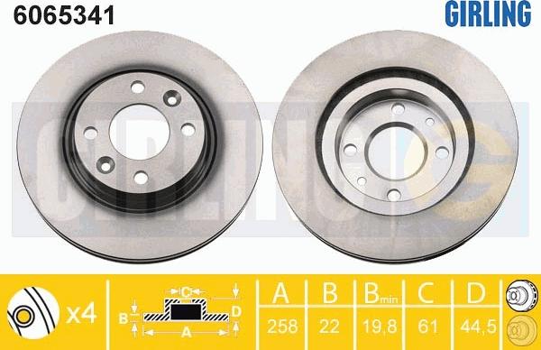 Girling 6065341 - Kočioni disk www.molydon.hr