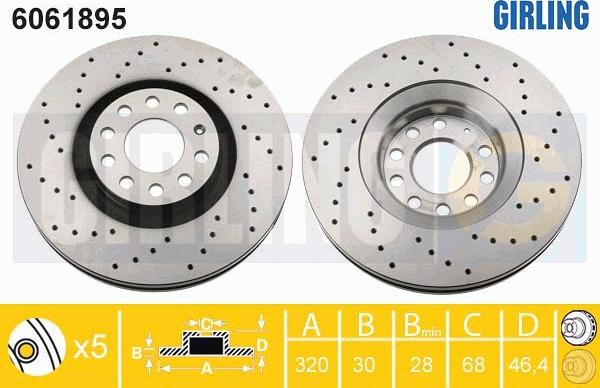 Girling 6061895 - Kočioni disk www.molydon.hr