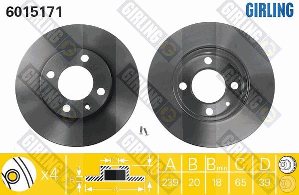 Girling 6015171 - Kočioni disk www.molydon.hr