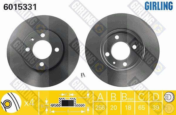 Girling 6015331 - Kočioni disk www.molydon.hr