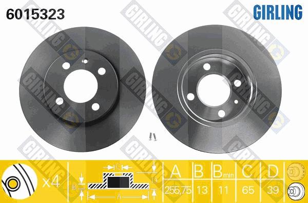 Girling 6015323 - Kočioni disk www.molydon.hr