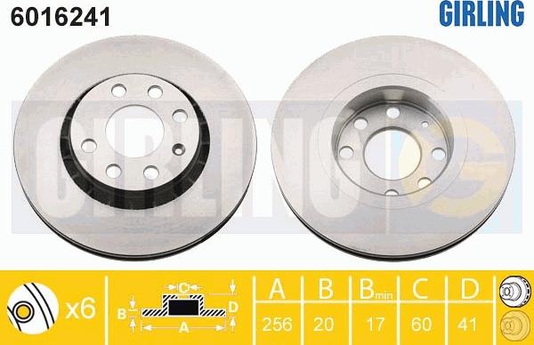 Girling 6016241 - Kočioni disk www.molydon.hr