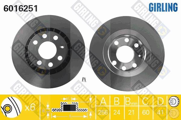 Girling 6016251 - Kočioni disk www.molydon.hr