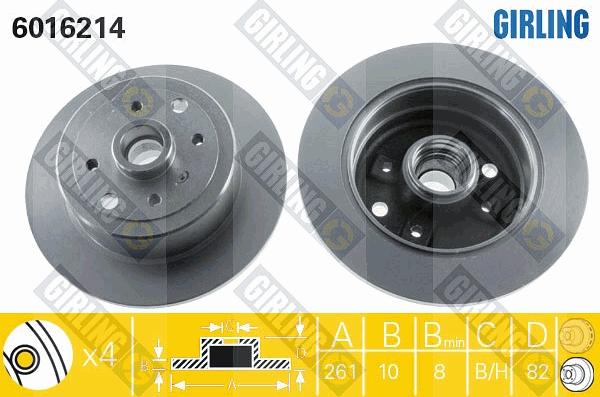 Girling 6016214 - Kočioni disk www.molydon.hr