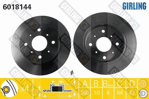 Girling 6018144 - Kočioni disk www.molydon.hr