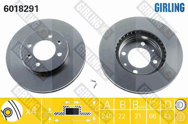 Girling 6018291 - Kočioni disk www.molydon.hr