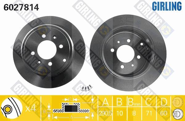 Girling 6027814 - Kočioni disk www.molydon.hr